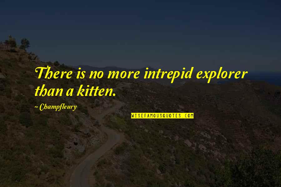 Explorers Were Quotes By Champfleury: There is no more intrepid explorer than a