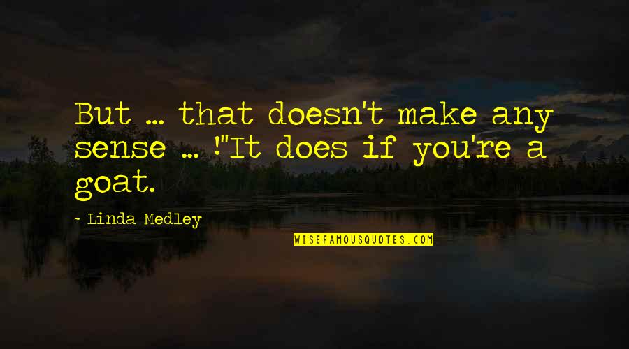 Expositivos Quotes By Linda Medley: But ... that doesn't make any sense ...