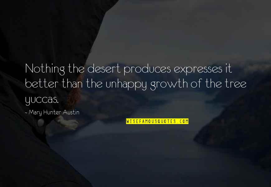 Expresses Quotes By Mary Hunter Austin: Nothing the desert produces expresses it better than Expresses Quotes By Mary Hunter Austin: Nothing the desert produces expresses it better than