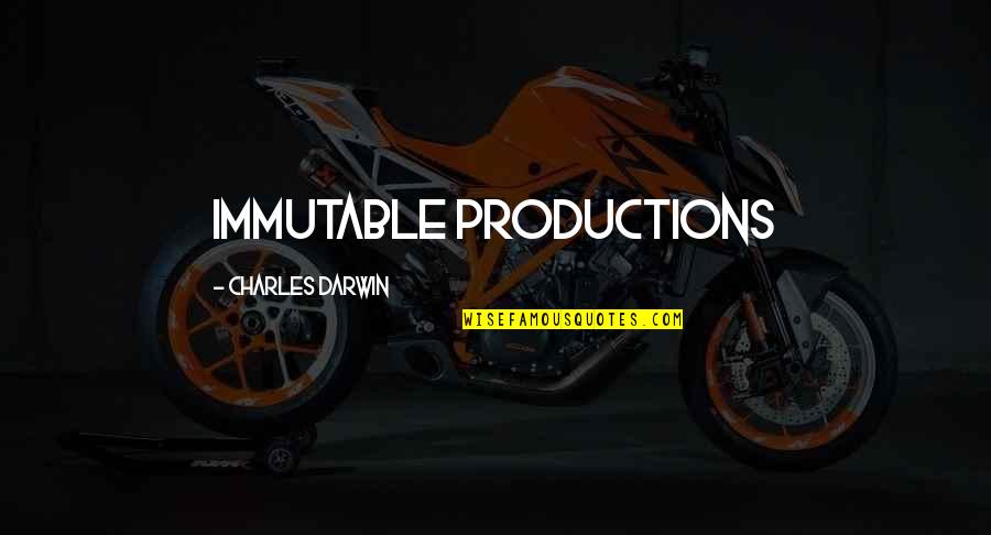Extraliga Hazena Quotes By Charles Darwin: immutable productions Extraliga Hazena Quotes By Charles Darwin: immutable productions