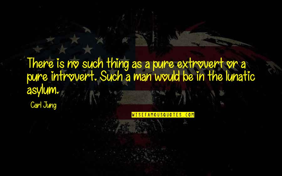 Extroverts Quotes By Carl Jung: There is no such thing as a pure