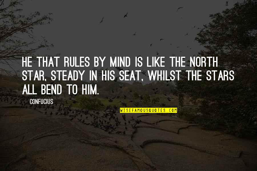 Ezechiele Chiappa Quotes By Confucius: He that rules by mind is like the
