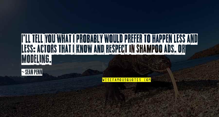 Ezip 750 Quotes By Sean Penn: I'll tell you what I probably would prefer Ezip 750 Quotes By Sean Penn: I'll tell you what I probably would prefer