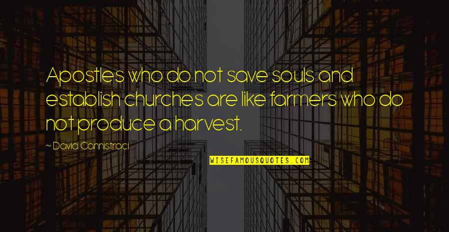F Norcan Collie Quotes By David Cannistraci: Apostles who do not save souls and establish