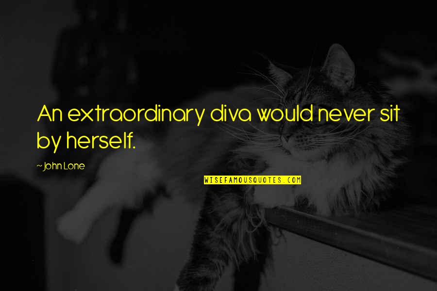 F9 Trailer Quotes By John Lone: An extraordinary diva would never sit by herself.