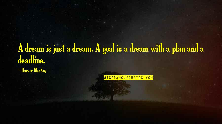 Fabricants De Ganivelles Quotes By Harvey MacKay: A dream is just a dream. A goal