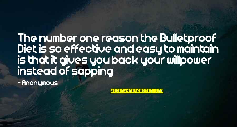 Face Challenges In Life Quotes By Anonymous: The number one reason the Bulletproof Diet is