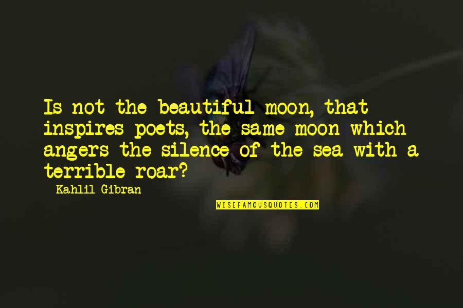 Facebook Cover Page Love Quotes By Kahlil Gibran: Is not the beautiful moon, that inspires poets,