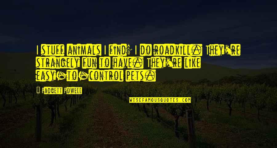 Facebook Photo Descriptions Quotes By Padgett Powell: I stuff animals I find; I do roadkill. Facebook Photo Descriptions Quotes By Padgett Powell: I stuff animals I find; I do roadkill.