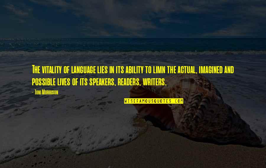 Facebooks Bad Day Quotes By Toni Morrison: The vitality of language lies in its ability Facebooks Bad Day Quotes By Toni Morrison: The vitality of language lies in its ability