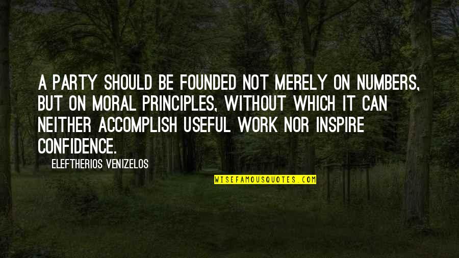 Facilitates Learning Quotes By Eleftherios Venizelos: A party should be founded not merely on Facilitates Learning Quotes By Eleftherios Venizelos: A party should be founded not merely on