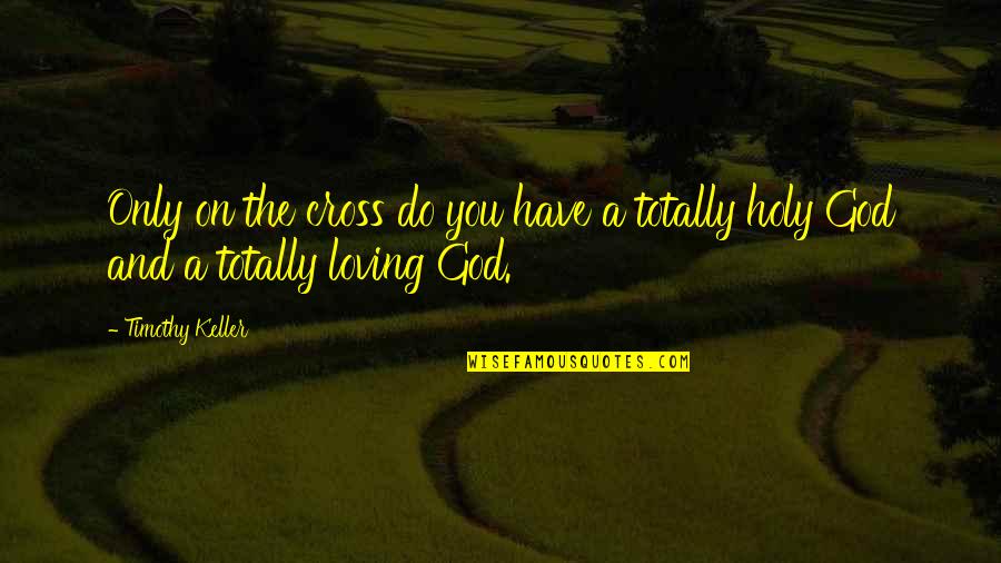 Facinates Quotes By Timothy Keller: Only on the cross do you have a