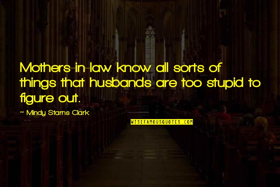 Facit Quotes By Mindy Starns Clark: Mothers-in-law know all sorts of things that husbands