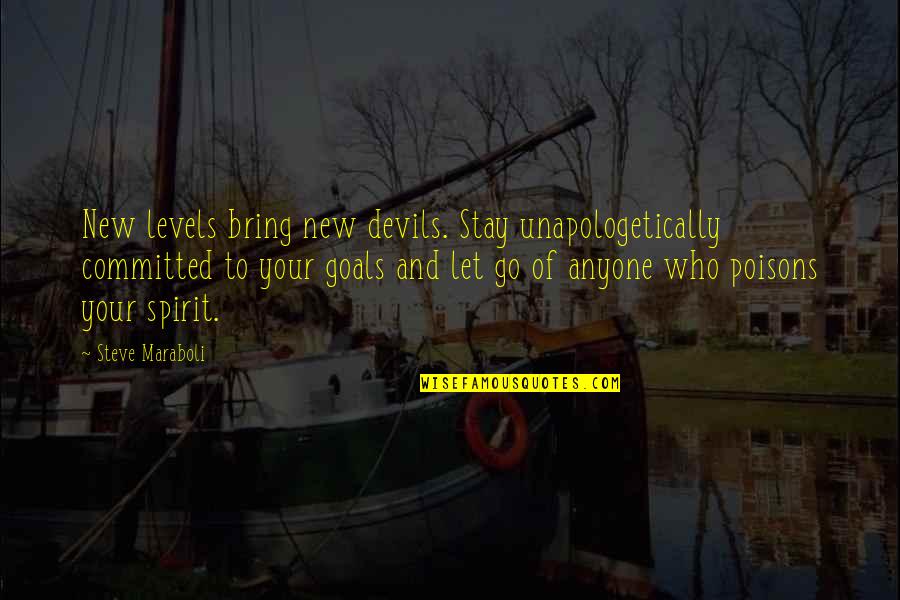 Facts Imagination Quotes By Steve Maraboli: New levels bring new devils. Stay unapologetically committed Facts Imagination Quotes By Steve Maraboli: New levels bring new devils. Stay unapologetically committed