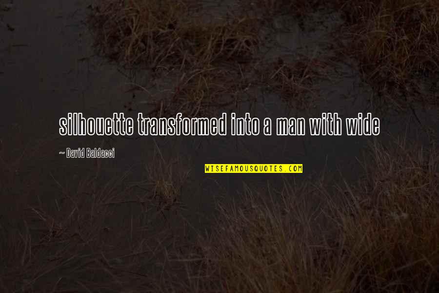 Faey Quotes By David Baldacci: silhouette transformed into a man with wide Faey Quotes By David Baldacci: silhouette transformed into a man with wide