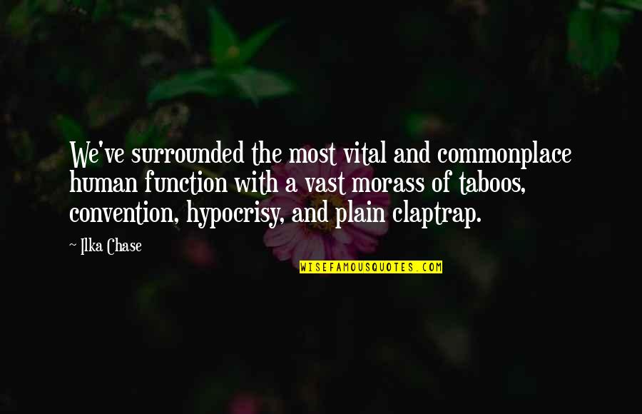 Fairie Quotes By Ilka Chase: We've surrounded the most vital and commonplace human