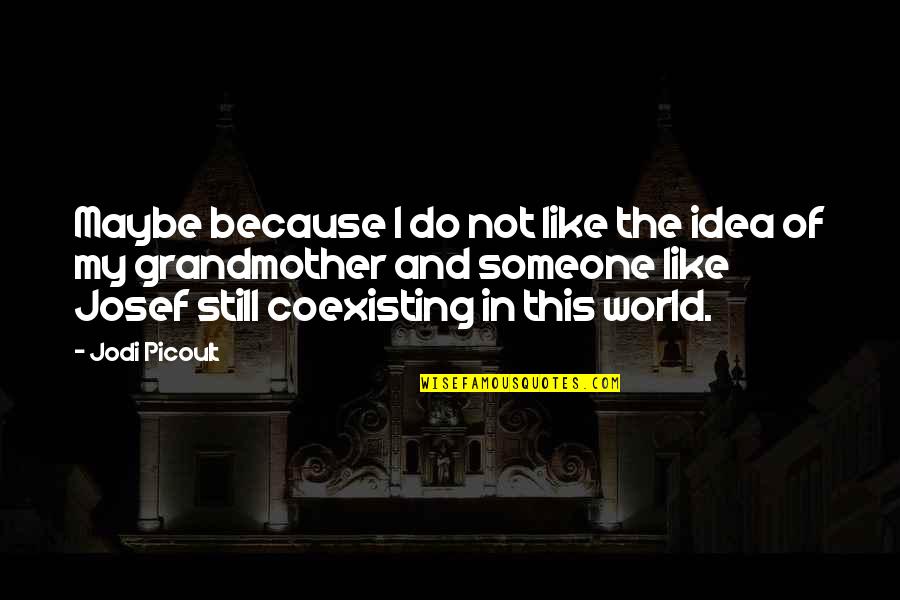 Fairytale Of New York Quotes By Jodi Picoult: Maybe because I do not like the idea Fairytale Of New York Quotes By Jodi Picoult: Maybe because I do not like the idea