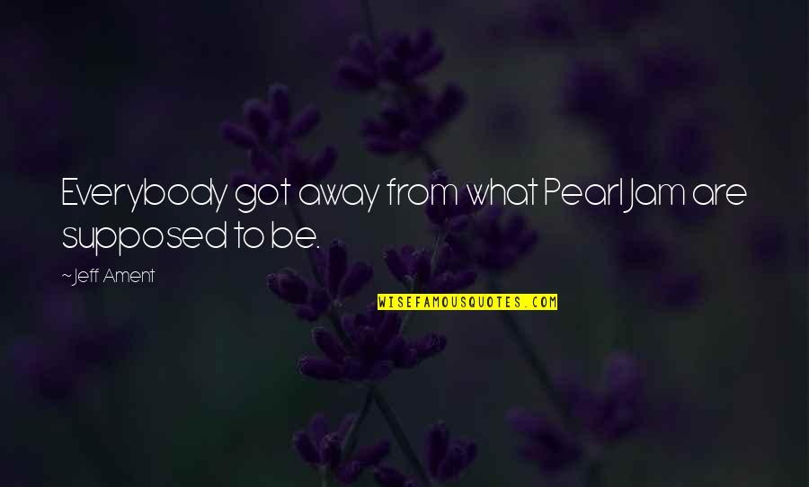 Faith Life Of Pi Quotes By Jeff Ament: Everybody got away from what Pearl Jam are