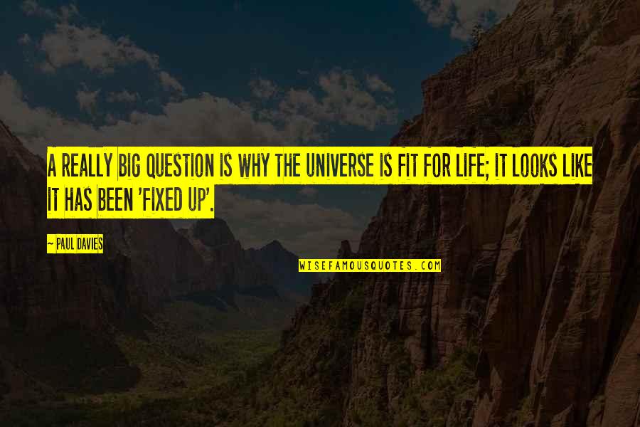Fakahatchee Quotes By Paul Davies: A really big question is why the universe Fakahatchee Quotes By Paul Davies: A really big question is why the universe