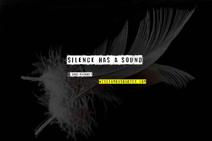 Fake Rednecks Quotes By Jodi Picoult: Silence has a sound