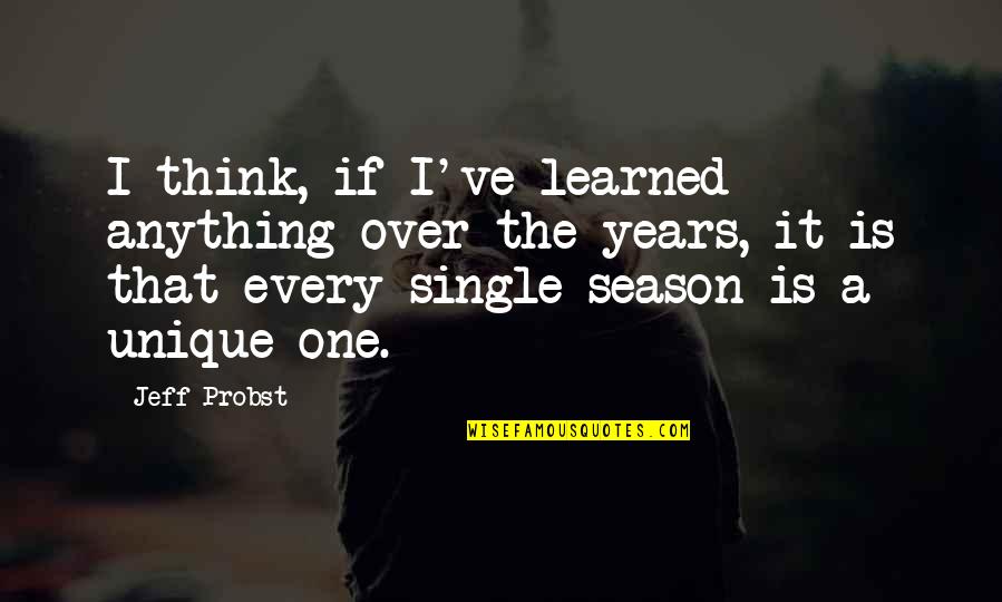 Faksimile V Znam Quotes By Jeff Probst: I think, if I've learned anything over the