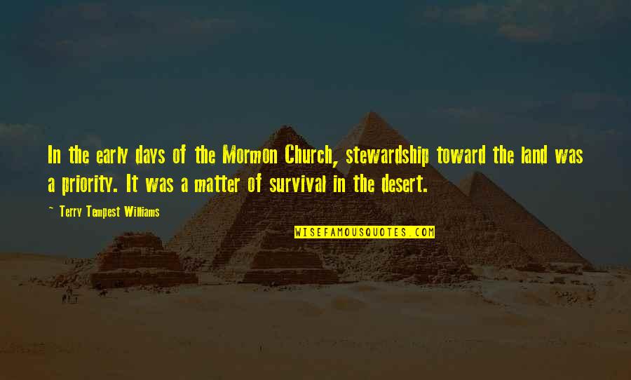 Falar Com Quotes By Terry Tempest Williams: In the early days of the Mormon Church, Falar Com Quotes By Terry Tempest Williams: In the early days of the Mormon Church,