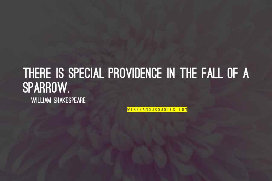 Fall Of A Sparrow Quotes By William Shakespeare: There is special providence in the fall of Fall Of A Sparrow Quotes By William Shakespeare: There is special providence in the fall of