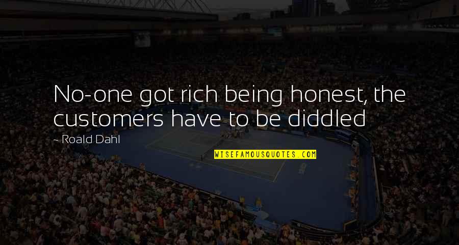 Fall Tumblr Quotes By Roald Dahl: No-one got rich being honest, the customers have
