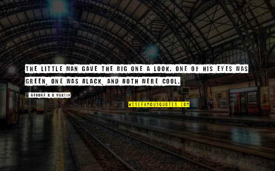 Fallen Veteran Quotes By George R R Martin: The little man gave the big one a