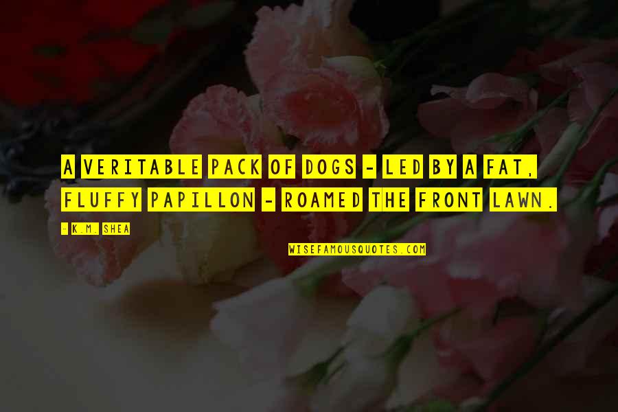 Falls Apart Hurt Quotes By K.M. Shea: A veritable pack of dogs - led by