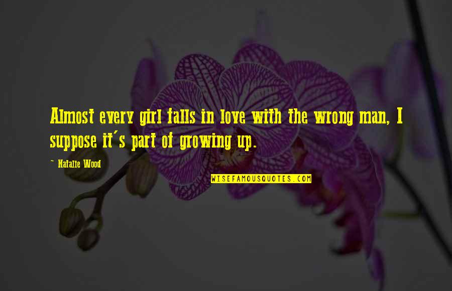 Falls In Love Quotes By Natalie Wood: Almost every girl falls in love with the