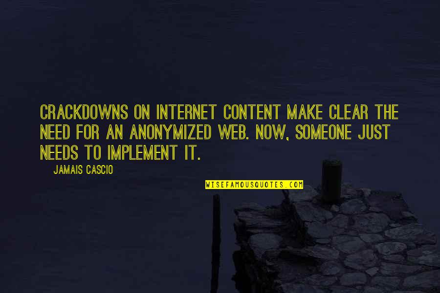 Faltinsen Quotes By Jamais Cascio: Crackdowns on Internet content make clear the need Faltinsen Quotes By Jamais Cascio: Crackdowns on Internet content make clear the need