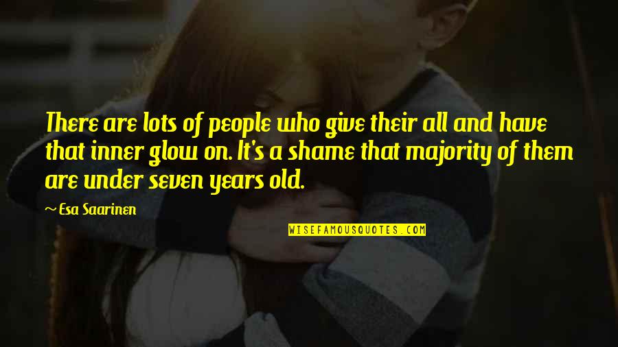 Family Hurting Each Other Quotes By Esa Saarinen: There are lots of people who give their