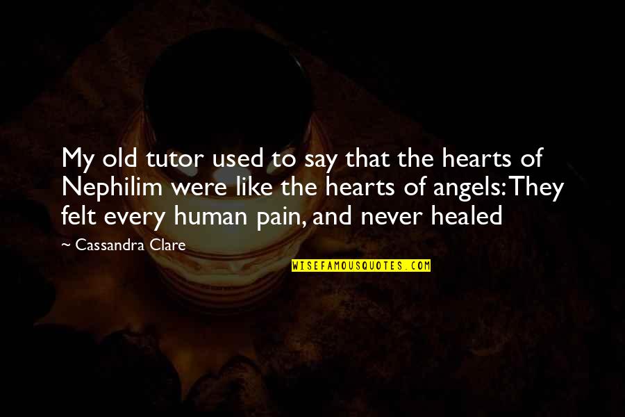 Famous Actress Love Quotes By Cassandra Clare: My old tutor used to say that the