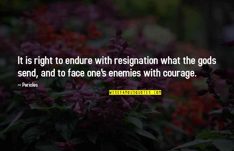 Famous Anne Of Green Gables Quotes By Pericles: It is right to endure with resignation what Famous Anne Of Green Gables Quotes By Pericles: It is right to endure with resignation what