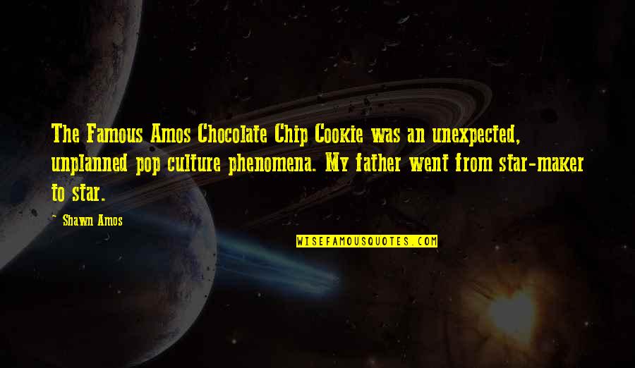 Famous Chocolate Chip Cookie Quotes By Shawn Amos: The Famous Amos Chocolate Chip Cookie was an