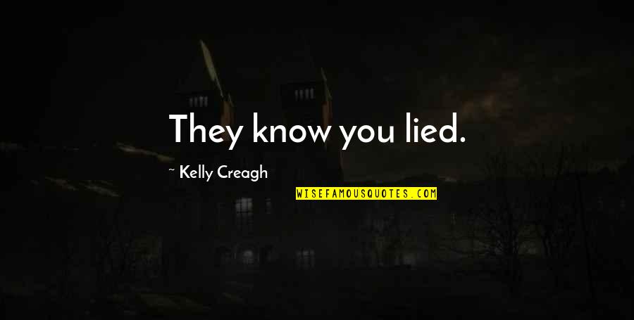 Famous Disney Cartoon Quotes By Kelly Creagh: They know you lied.
