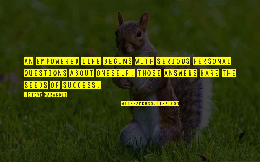 Famous Elvis Quotes By Steve Maraboli: An empowered life begins with serious personal questions Famous Elvis Quotes By Steve Maraboli: An empowered life begins with serious personal questions