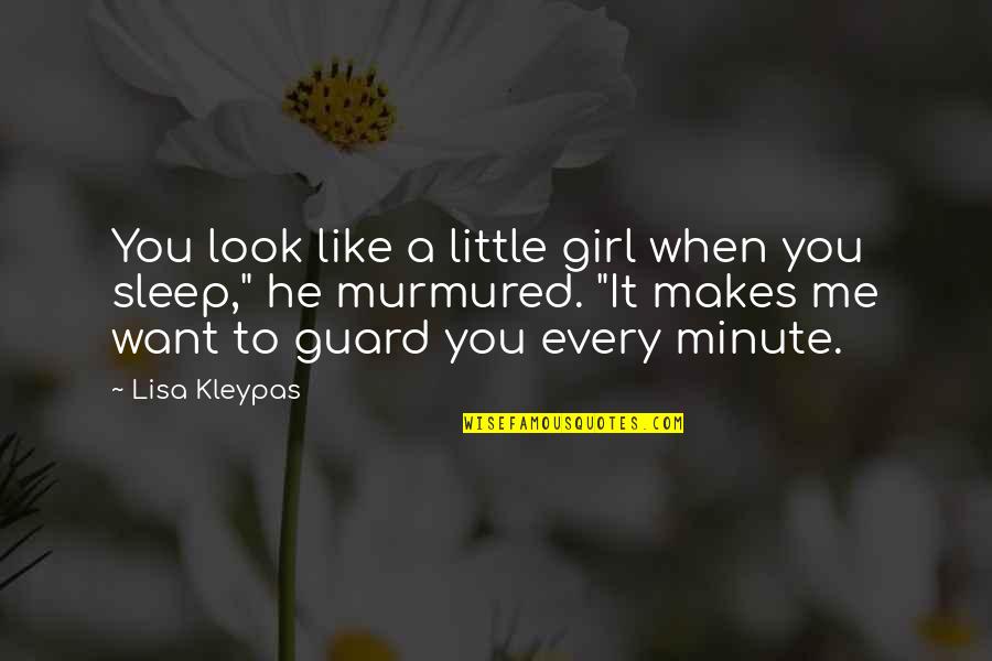 Famous Future Quotes By Lisa Kleypas: You look like a little girl when you