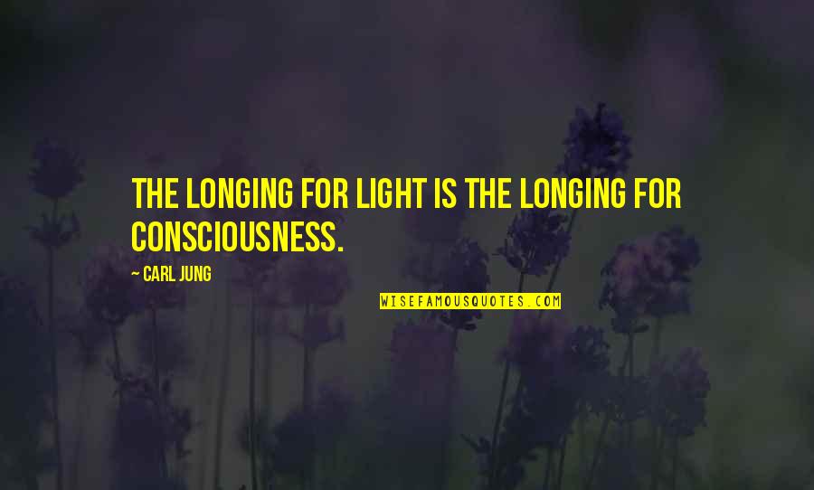 Famous Marc Levy Quotes By Carl Jung: The longing for light is the longing for