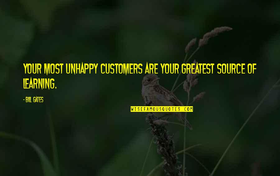 Famous Options Quotes By Bill Gates: Your most unhappy customers are your greatest source