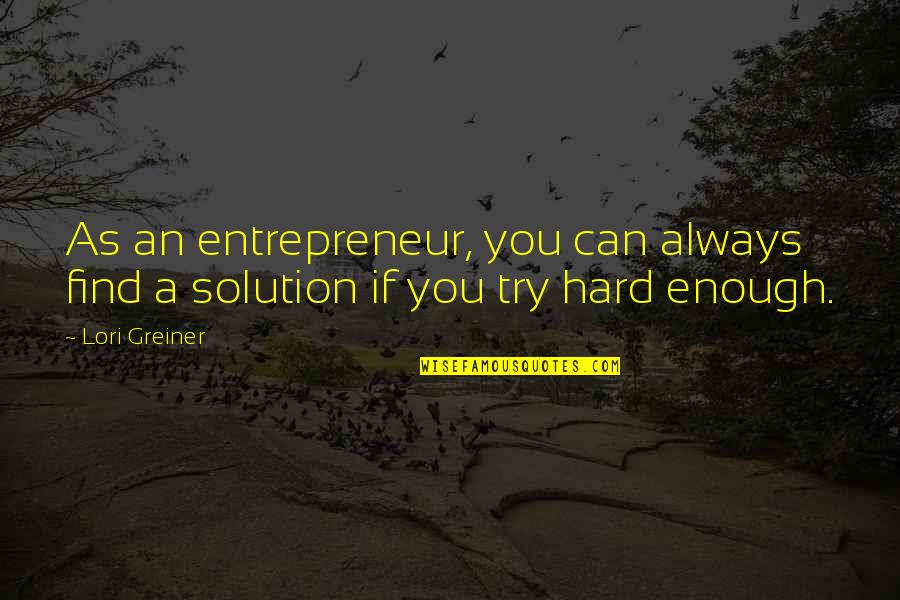 Famous Rex Mossop Quotes By Lori Greiner: As an entrepreneur, you can always find a