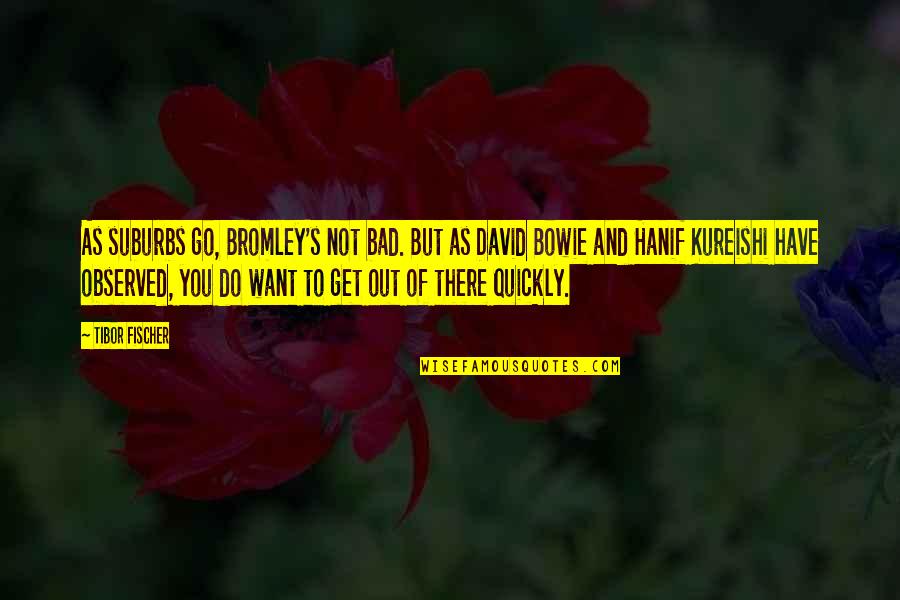 Famous Summer Quotes By Tibor Fischer: As suburbs go, Bromley's not bad. But as Famous Summer Quotes By Tibor Fischer: As suburbs go, Bromley's not bad. But as