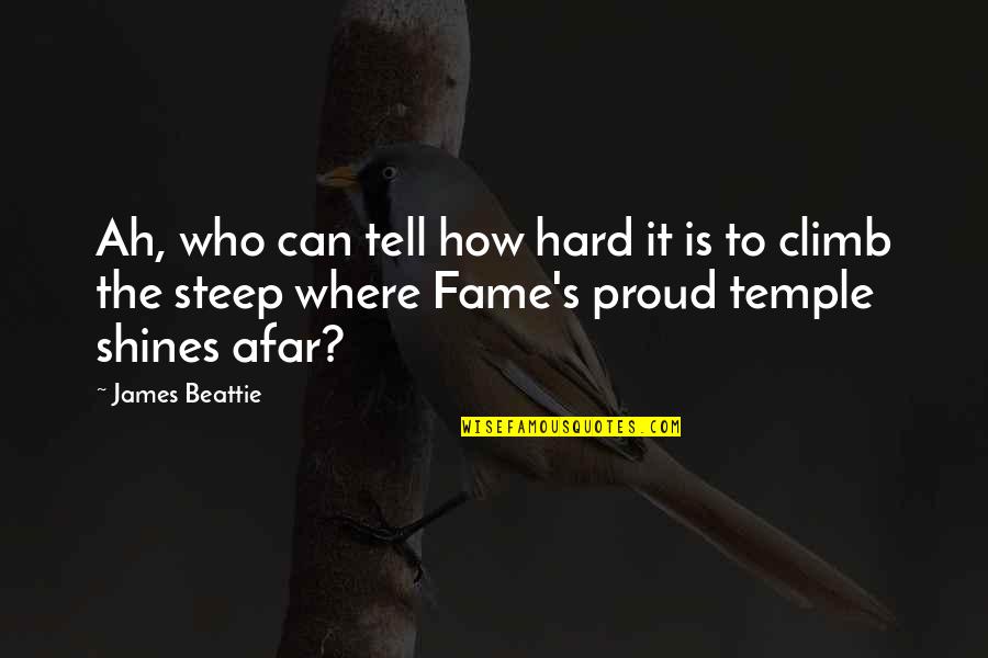 Famous The Eucharist Quotes By James Beattie: Ah, who can tell how hard it is Famous The Eucharist Quotes By James Beattie: Ah, who can tell how hard it is