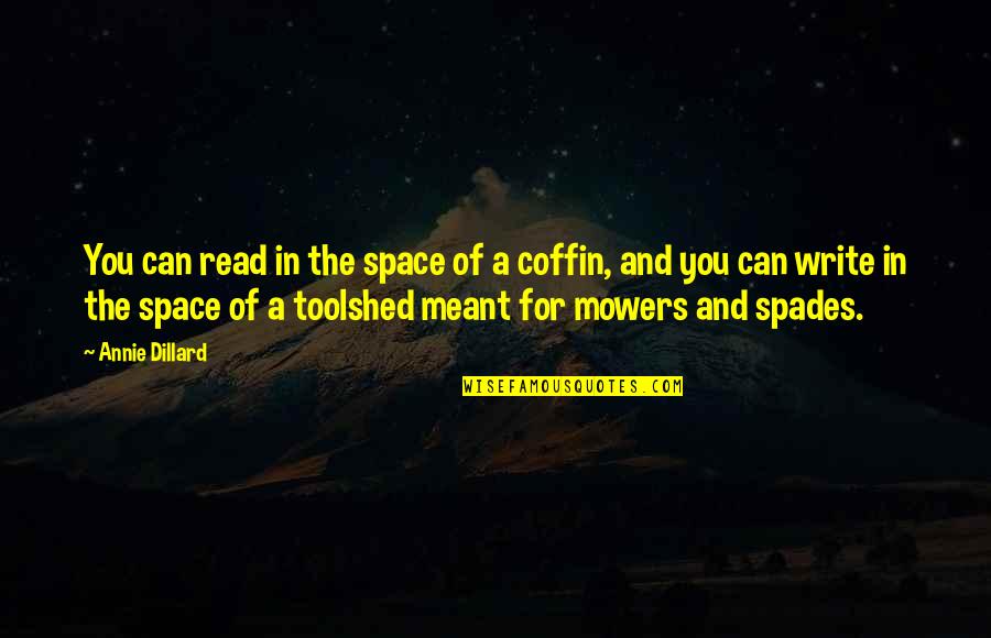 Famous Touching Quotes By Annie Dillard: You can read in the space of a