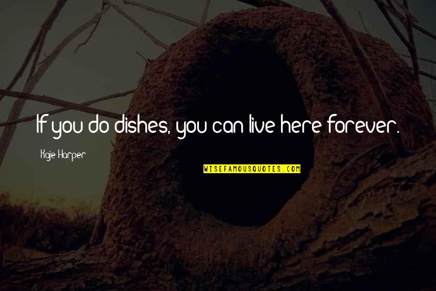 Famous Universities Quotes By Kaje Harper: If you do dishes, you can live here