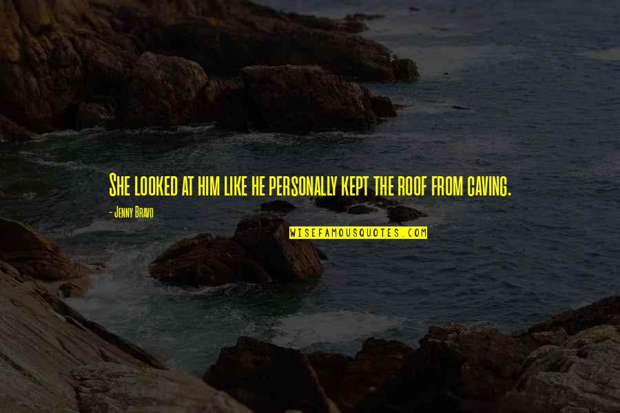 Fancy Dress Funny Quotes By Jenny Bravo: She looked at him like he personally kept