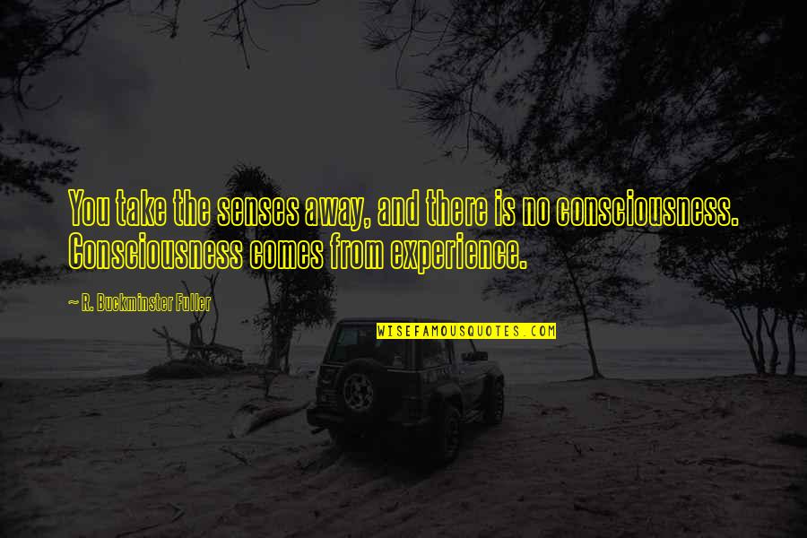 Fang And Vanille Quotes By R. Buckminster Fuller: You take the senses away, and there is Fang And Vanille Quotes By R. Buckminster Fuller: You take the senses away, and there is