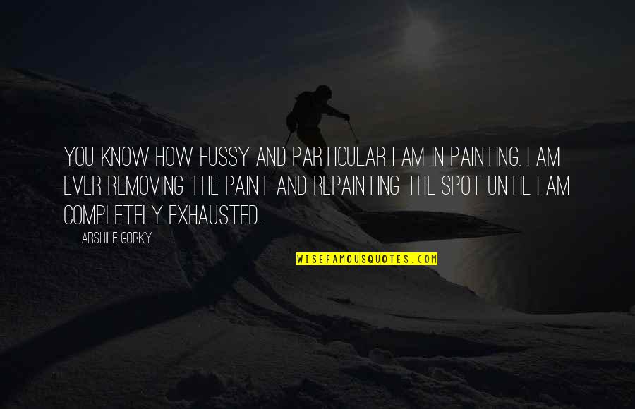 Fans And Supporters Quotes By Arshile Gorky: You know how fussy and particular I am