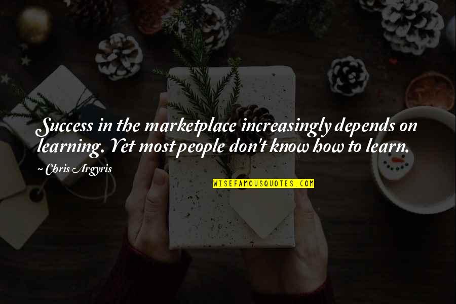 Farces Youtube Quotes By Chris Argyris: Success in the marketplace increasingly depends on learning. Farces Youtube Quotes By Chris Argyris: Success in the marketplace increasingly depends on learning.